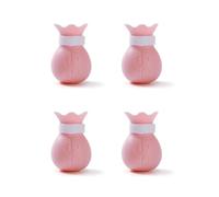 Orynosiy Cat Anti Scratch Shoes - Adjustable Pet Bath Boots - Cat Claw Protector Claw Pattern Pet Grooming Products Bathing Care(Pink)