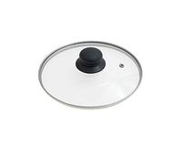 ORYX 5023410 Glass Pan Lid - 20 cm - Stainless-Steel Edge - Transparent