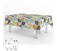 ORYX 5544047 Oilcloth Tablecloth Rectangular Sheets Colourful Waterproof Stain-Resistant PVC 140 x 250 cm, Cut Out and Indoor Use, Plastic, Multi-Coloured