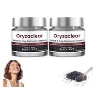 OryzaClear Black Rice Softening Cream - Gentle, Botanical Care Dual-Action Renewal Cream for Skin Loose Skin & Rough Patches, Soothing Firming Anti-Wrinkle Moisturizer with Rice Bran (2pcs)