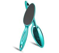 Oryzium Nano Glass Foot File and Callus Remover-Gentle and Effective Foot SPA Wake Up,Foot Scrubber for Hard&Dead Skin Remover (Metallic Green)