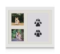 Oryzium Pet Paw Print Kit for Dogs Cats Memorial Gifts,DIY Dog Paw Print Photo Frame Impression Kit with Pet Safe Ink on Birthday,Memorial Day for Family Friendly,Wall Hanging or Stand