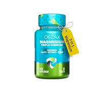ORZAX Magnesium Glycinate Citrate Malate 200mg, Muscle Support, 60 Tablets | 1 Month Supply - Vegan Non-GMO - Muscle Function, Helps Reduce Tiredness and Fatigue, Nervous and Psychological Function