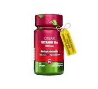 Orzax Vitamin B12 Tablets - 5000 mcg Methylcobalamin Energy Supplement for Women and Men - Cherry Flavored - (120 Sublingual Tablets)