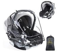 Orzbow Car Seat Rain Cover Universal, Baby Car Seat Cover with Large Window for Quick Access, Side Ventilation, Easy Carry, for Donna, Maxi COSI, Cybex etc.