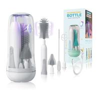 Orzbow Electric Baby Bottle Brush Set, Elegant Grey