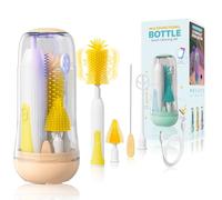 Orzbow Electric Baby Bottle Brush Set, Vibrant Yellow