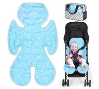 Orzbow Pram Liner Universal, Pram Cooling Mat Baby, Pushchair Seat Liners Summer, Pushchair Liner Summer Large Gel Cooling Mat for Baby Car Seats, Pushchairs, Buggies & Prams, Blue