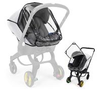 Orzbow Rain Cover for Doona Car Seat Stroller, Clear | Easy Access Roll-up Door, Breathable Side Ventilation, Built-in Waterproof Zipper, Quick Installation