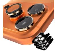 Orzero 3 Sets Camera Cover for iPhone 17 Pro Max/17 Pro, Desert Titanium