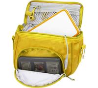Orzly 2dsxl XL, DS Lite DSI XL 2ds 3ds 3ds XL Carry Case with Additional Pockets for DS Mains Charger. Designed to fit All handhelds from Nintendo to Offer Protection and Style - Yellow