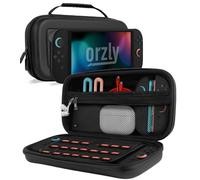 Orzly Carrying Case for Nintendo Switch 2 2025 Console with Screen Padding | Switch 2 Latest 2025/2026 Case Soft Microfiber interior game card microSD storage JoyCon and accessory pockets GIFT BOXED