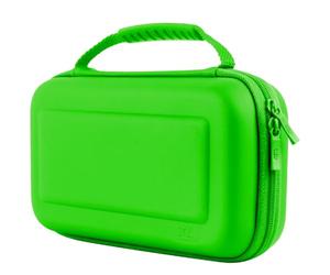 Orzly Carrying case for Nintendo Switch OLED and Switch Console - Green Protective Hard Portable Travel case Shell Pouch for Nintendo Switch Console & Accessories