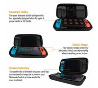 Orzly Carrying Case for Nintendo Switch OLED and Console - Black