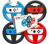 Orzly Steering Wheels for Nintendo 6.2 inch Switch 1, Multicolour 4 Pack