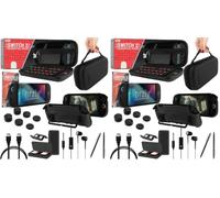 Orzly Switch 2 Accessories Bundle - Case & Screen Protector for Nintendo Switch 2 (2025) Console, Charge Cable, Game Holder, Comfort Grip Case, Headphones & More - Gift Box Edition (Pack of 2)