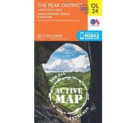 OS Explorer ACTIVE OL24 The Peak District (OS Explorer Map) (OS Explorer Map Active)