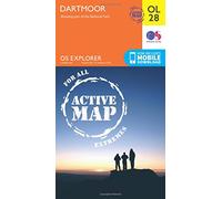 OS Explorer ACTIVE OL28 Dartmoor