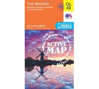 OS Explorer ACTIVE OL40 The Broads