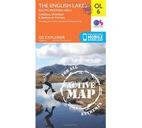 OS Explorer ACTIVE OL6 The English Lakes South Western area: OL 06