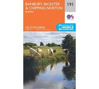 OS Explorer Map (191) Banbury, Bicester and Chipping Norton by Ordnance Survey (2015-09-16)