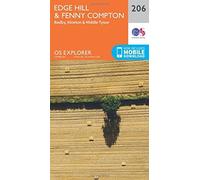 OS Explorer Map (206) Edge Hill and Fenny Compton by Ordnance Survey (2015-09-16)