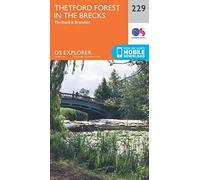 OS Explorer Map (229) Thetford Forest in the Brecks by Ordnance Survey (2015-09-16)