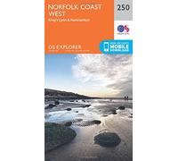 OS Explorer Map (250) Norfolk Coast West by Ordnance Survey (2015-09-16)