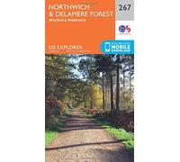 OS Explorer Map (267) Northwich and Delamere Forest by Ordnance Survey (2015-09-16)