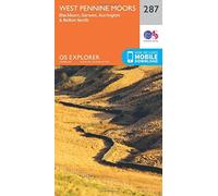 OS Explorer Map (287) West Pennine Moors - Blackburn, Darwen and Accrington by Ordnance Survey (2015-09-16)
