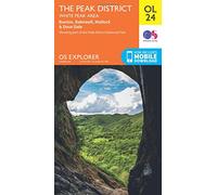 Explorer OL24 The Peak District With Digital Version, Orange One Size