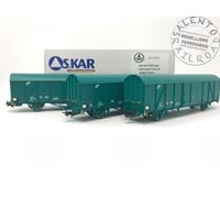 Os.kar 4213 Set 3 Wagons Carry Case Car FS Trenitalia Xmpr Type Hbccqs Ep. VI -