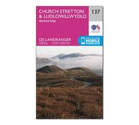 OS Landranger 137 Ludlow & Church Stretton, Wenlock Edge Map, Pink One Size