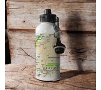 OS Map 600ml Metal Water Bottle - Dartmoor National Park