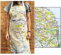 OS Map Adult Apron - The Broads