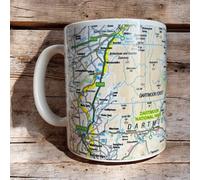 OS Map Ceramic Mug - Dartmoor National Park