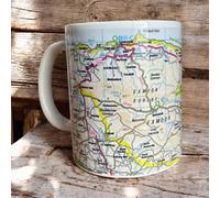 OS Map Ceramic Mug - Exmoor National Park