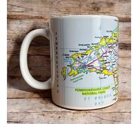 OS Map Ceramic Mug - Pembrokeshire Coast National Park