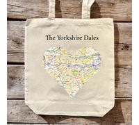 OS Map Premium Canvas Tote Bag - Yorkshire Dales National Park