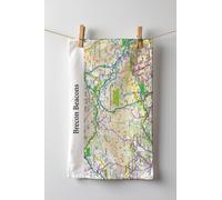 OS Map Tea-towel - Brecon Beacons National Park
