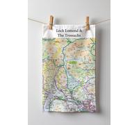 OS Map Tea-towel - Loch Lomond and The Trossachs National Park