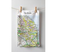 OS Map Tea-towel - The Broads