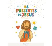 Os Presentes de Jesus: Livro de colorir bíblico infantil · 16 desenhos fofos + 5 joguinhos bônus · Crianças 3-10 anos