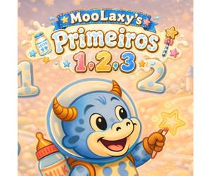 Os Primeiros 1, 2 e 3 de MooLaxy: Uma aventura mágica para aprender a contar no Reino do Leite (moolaxy (edição em português))
