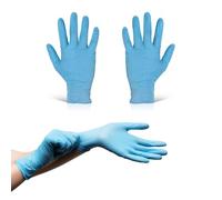 OS Smart Choice Nitrile Gloves, Powder-Free, Latex-Free, Blue, 100 Count (Medium)
