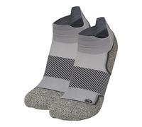 OS1st AC4 Blister Protection Noshow Active Comfort Socks light-mod compression, Grey, S