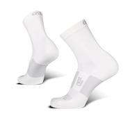 OS1st TA4 Thin Air 3/4 Length Running Socks with special ventilation feature for men & women, lightweight & breathable design, White, X-Large