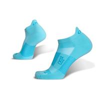 OS1st TA4 Thin Air No Show Running Socks with special ventilation feature for men & women, lightweight, and breathable design, Aqua, Small
