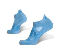 OS1st TA4 Thin Air No Show Running Socks with special ventilation feature for men & women, lightweight, and breathable design, Steel Blue, Large