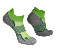 OS1st The Pickelball Sock 360 degree blister protection, comfortable, lightweight and moisture-wicking, Lime Fusion No-show, S